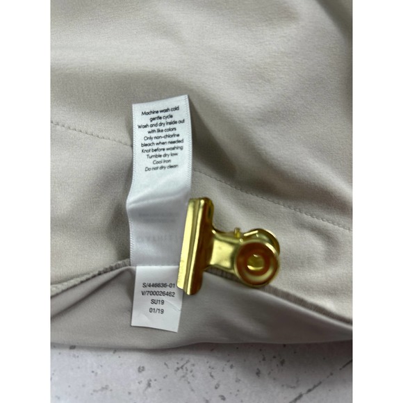 Athleta revive Tan drawstring waist adjustable ankle joggers size 8 - Picture 8 of 8